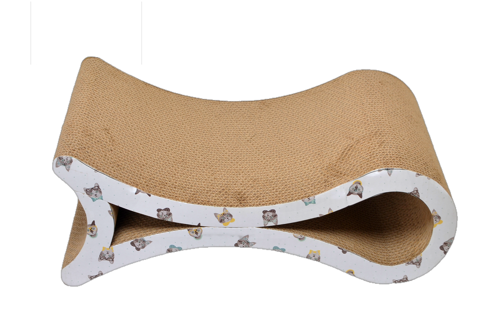 猫抓板纸板刮板带盒子耐用瓦楞板猫沙发休闲床双面猫室内猫