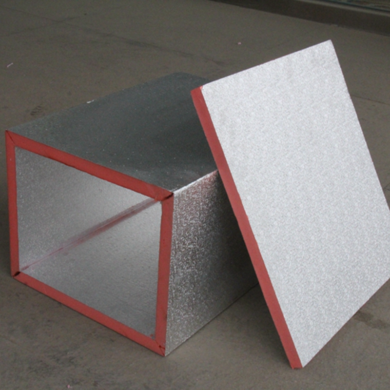 复合板双面铝箔挤塑板室内发泡风管板高密度防火酚醛保温板隔热板