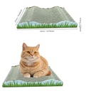 三件装小山丘猫抓板，绿色