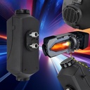 12V24V 汽车辅助加热器带 2 个通风口汽车内饰加热器,通用底盖紧凑型加热器挡风玻璃除霜器和除雾器适用于卡车、拖拉机、小型货车、家用轿车、露营车
